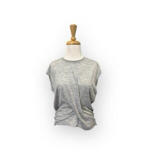❌SOLD❌ rag & bone • gray draped front viscose muscle tee top xs